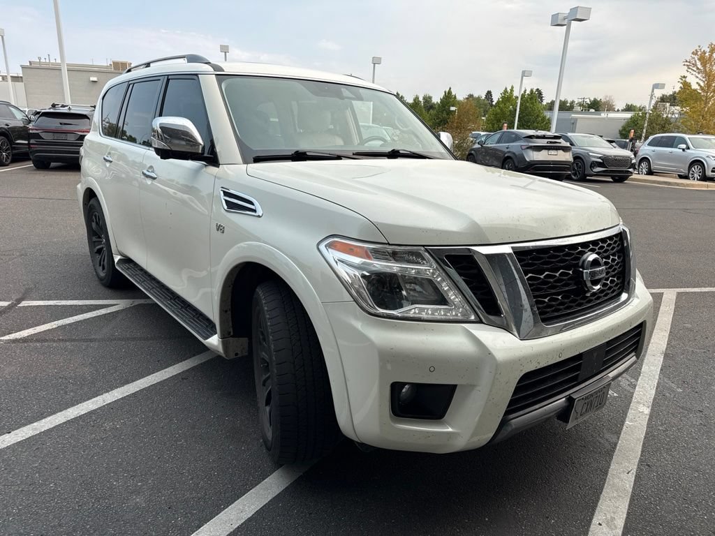 Used 2020 Nissan Armada Platinum w/ Captain's Chairs Package AWD/4WD image 2