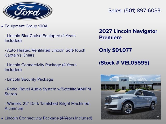 New 2027 Lincoln Navigator Premiere AWD/4WD image 6