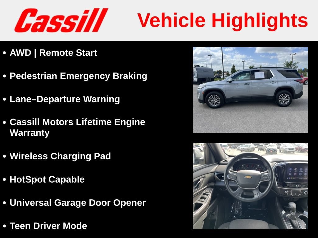 Used 2023 Chevrolet Traverse LT AWD/4WD image 7