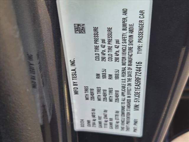 Used 2024 Tesla Model 3 Standard Range RWD image 21