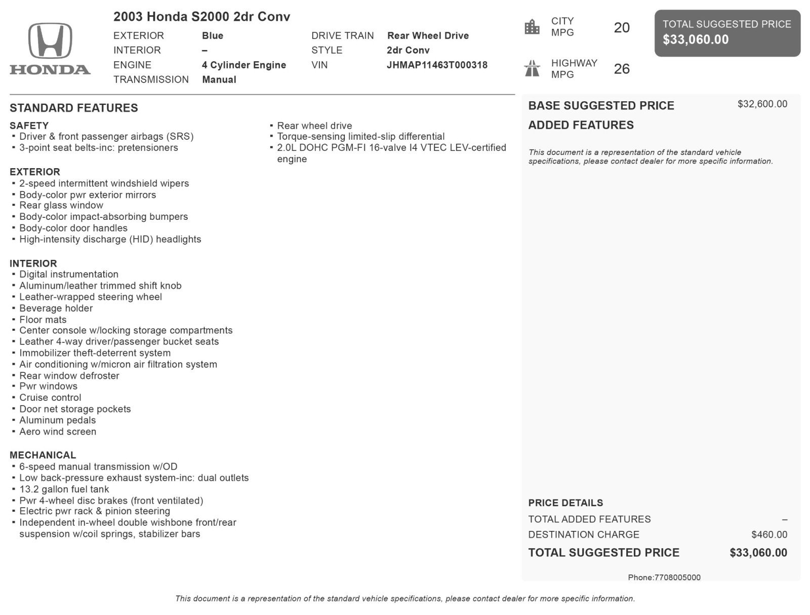 Used 2003 Honda S2000 image 41