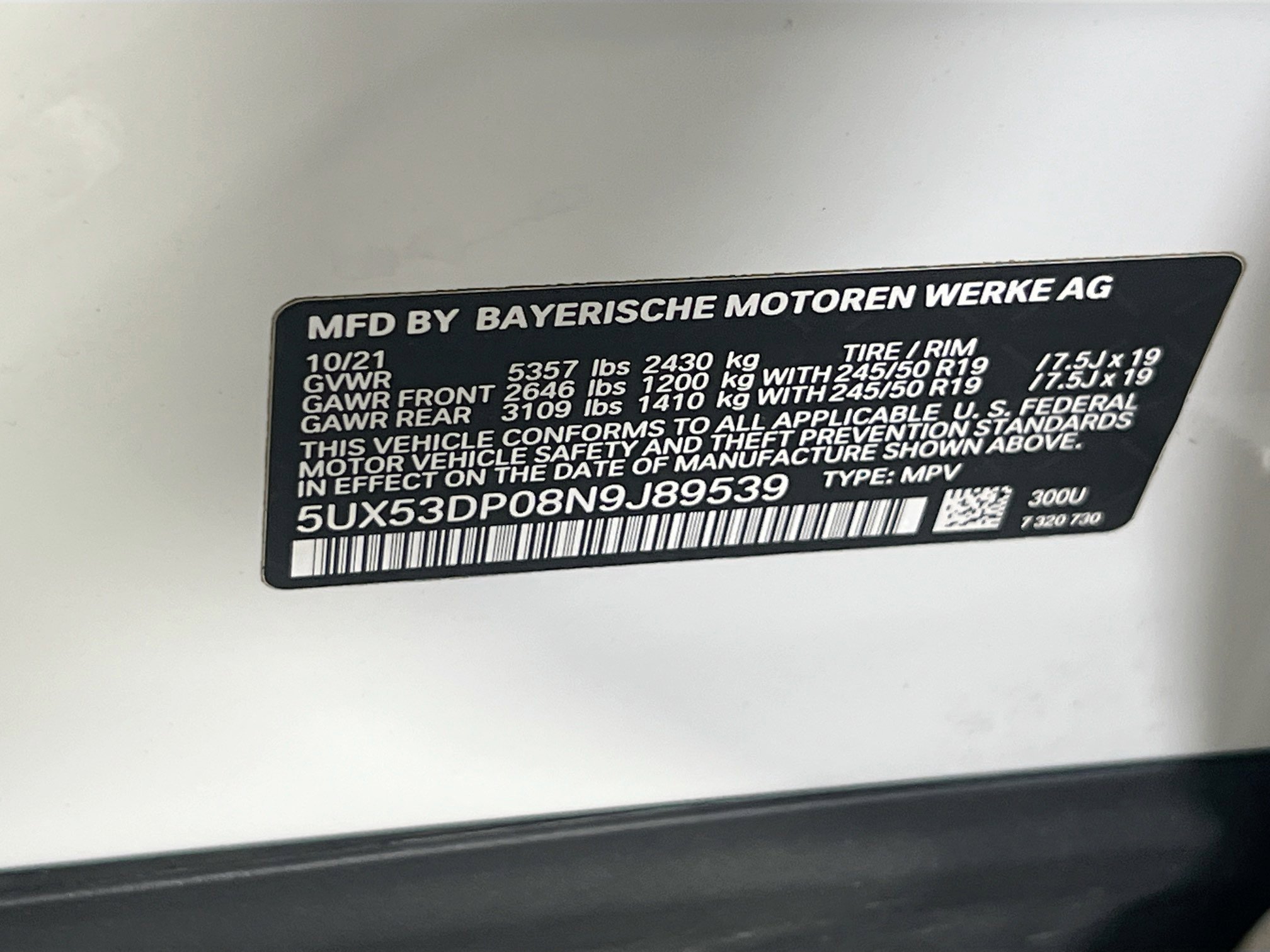 Used 2022 BMW X3 xDrive30i w/ Convenience Package image 33