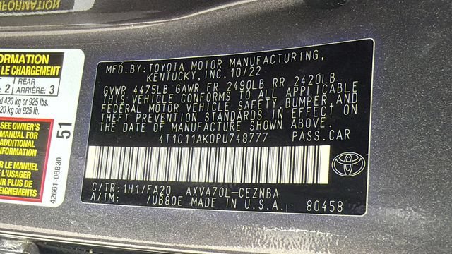 Certified 2023 Toyota Camry LE FWD image 25