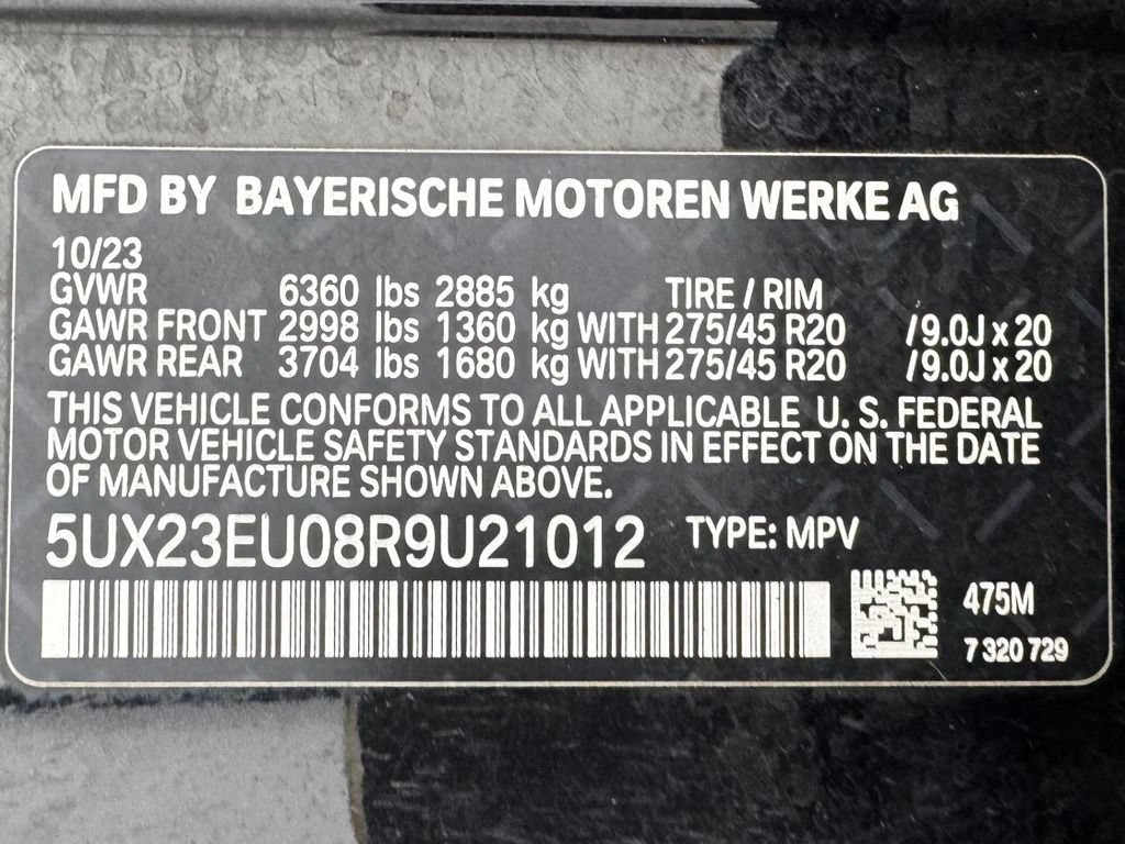 Certified 2024 BMW X5 xDrive40i w/ M Sport Package AWD/4WD image 11