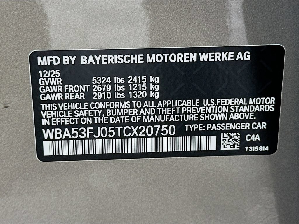 Used 2026 BMW 530i xDrive w/ M Sport Package AWD/4WD image 24