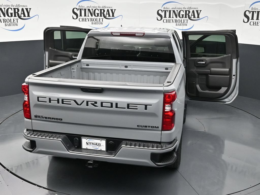 Certified 2024 Chevrolet Silverado 1500 Custom w/ Turbomax Blackout Package RWD image 38