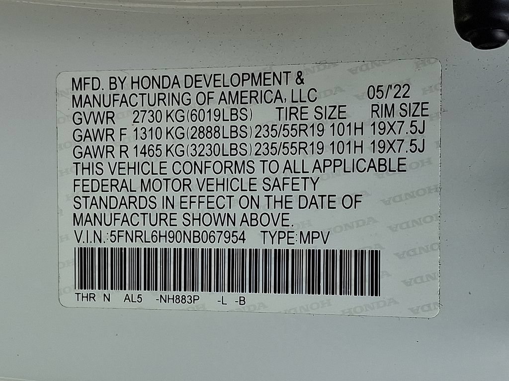Used 2022 Honda Odyssey Elite image 31