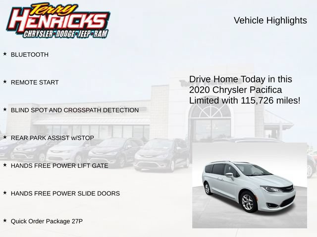 Used 2020 Chrysler Pacifica Limited FWD image 4