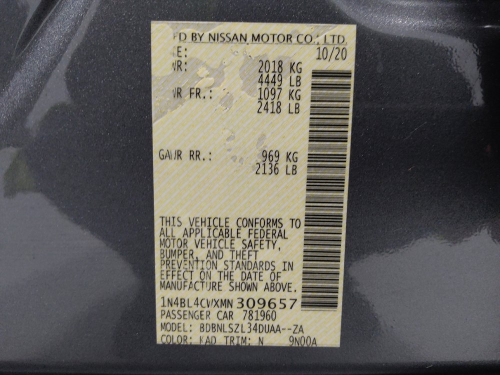 Used 2021 Nissan Altima 2.5 SR w/ SR Premium Package image 33