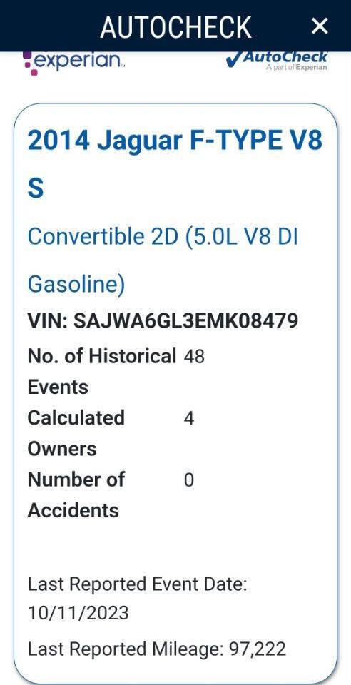Used 2014 Jaguar F-TYPE S image 34
