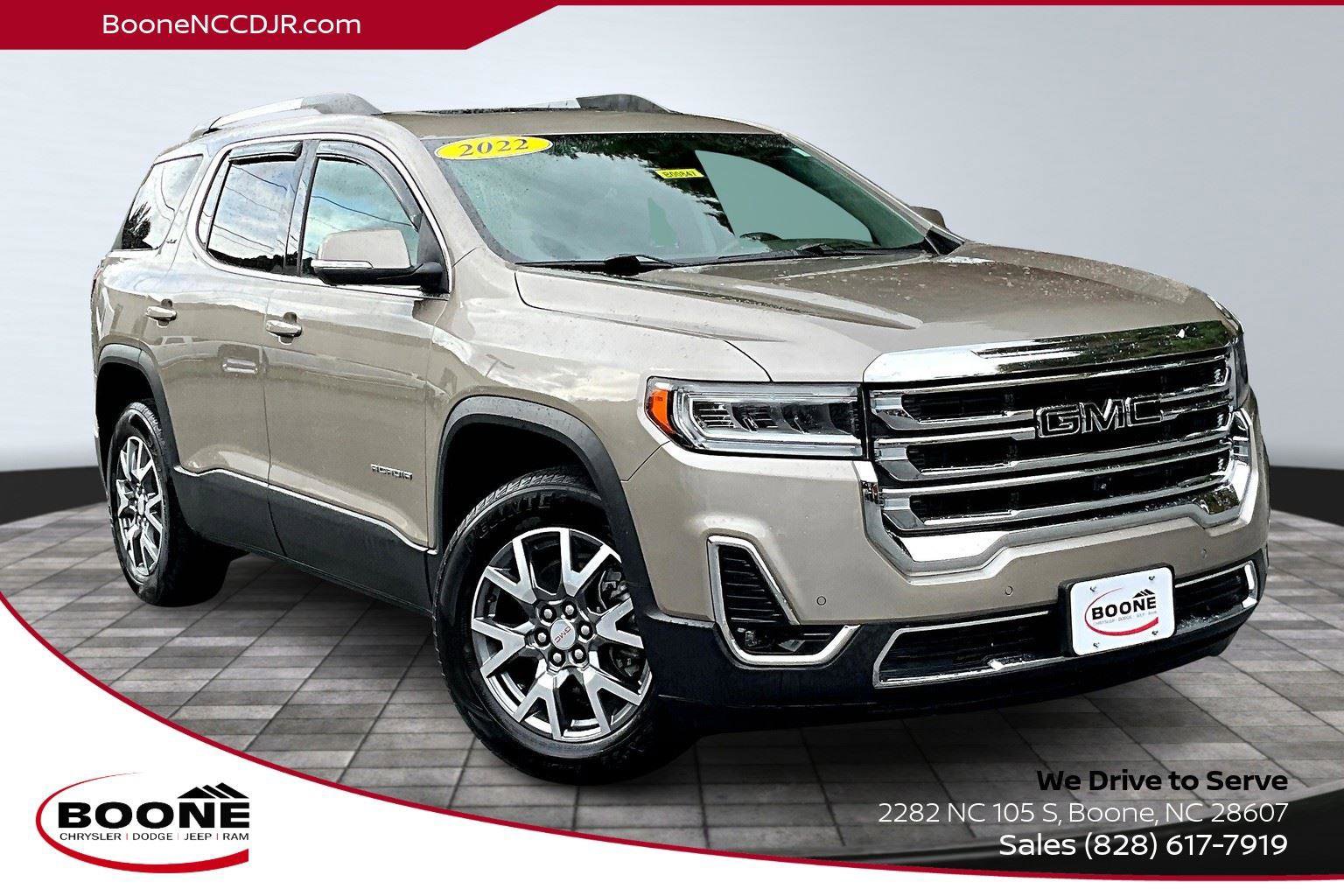 Used 2022 GMC Acadia SLT w/ Technology Package