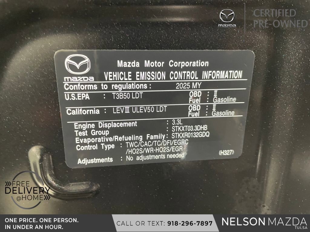 Certified 2025 MAZDA CX-90 3.3 Turbo w/ Select Package image 55