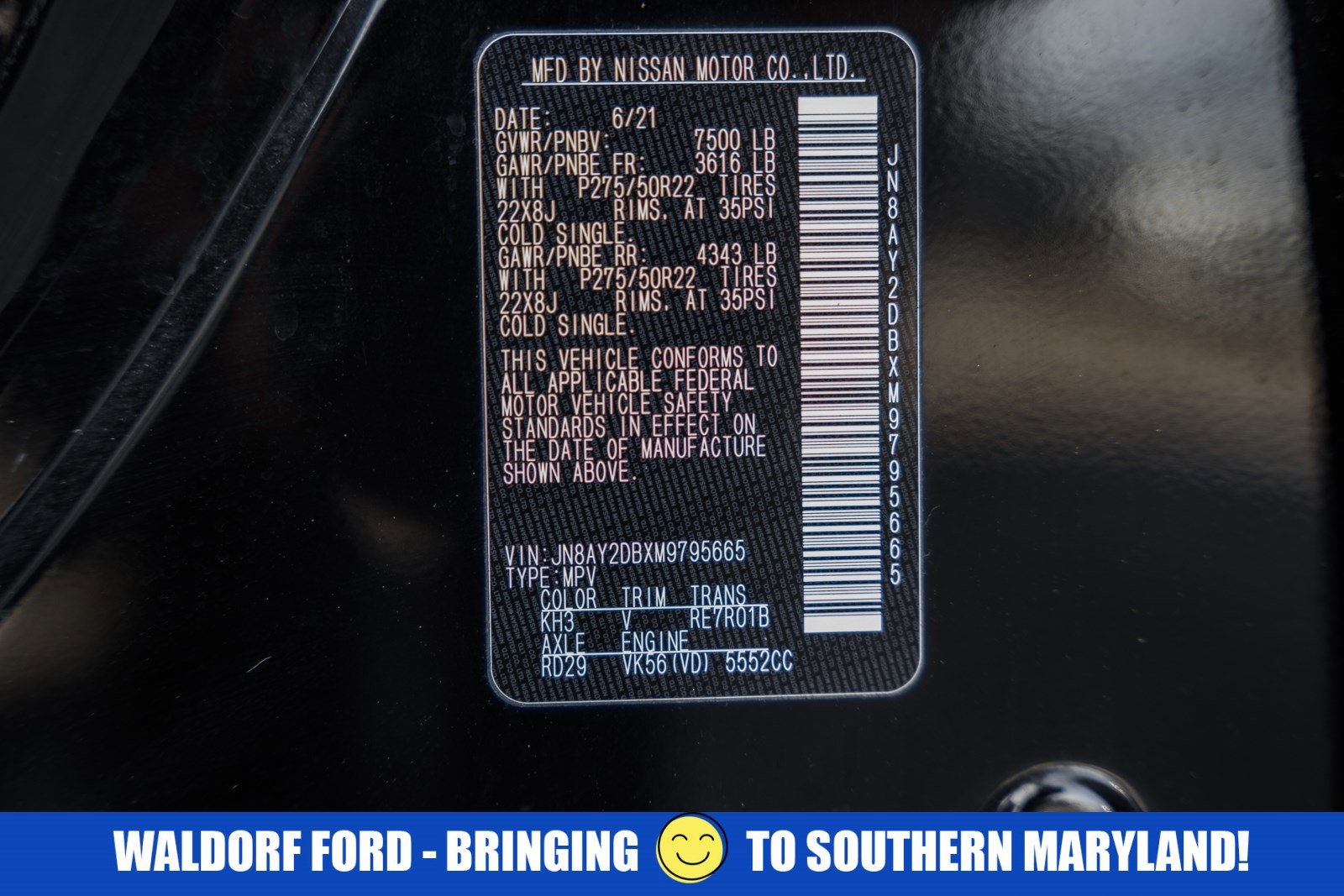 Used 2021 Nissan Armada Platinum w/ Captain's Chairs Package image 52