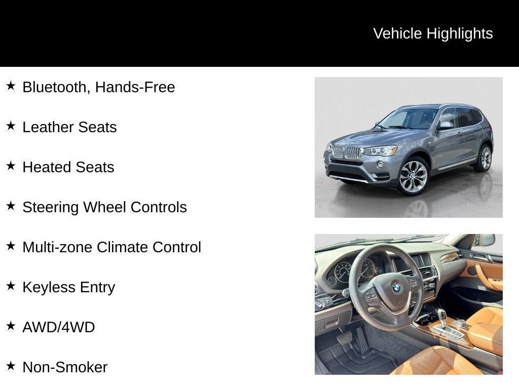 Used 2017 BMW X3 xDrive28i AWD/4WD image 26