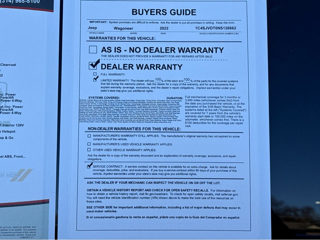 Used 2022 Jeep Wagoneer Series III w/ Premium Group I image 27