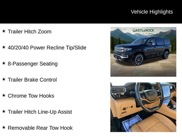 Used 2022 Jeep Grand Wagoneer Series III w/ Flexible Seating Group image 15