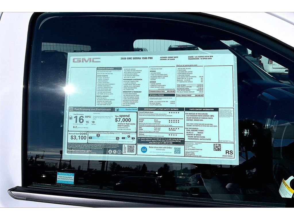 New 2026 GMC Sierra 1500 Pro image 12