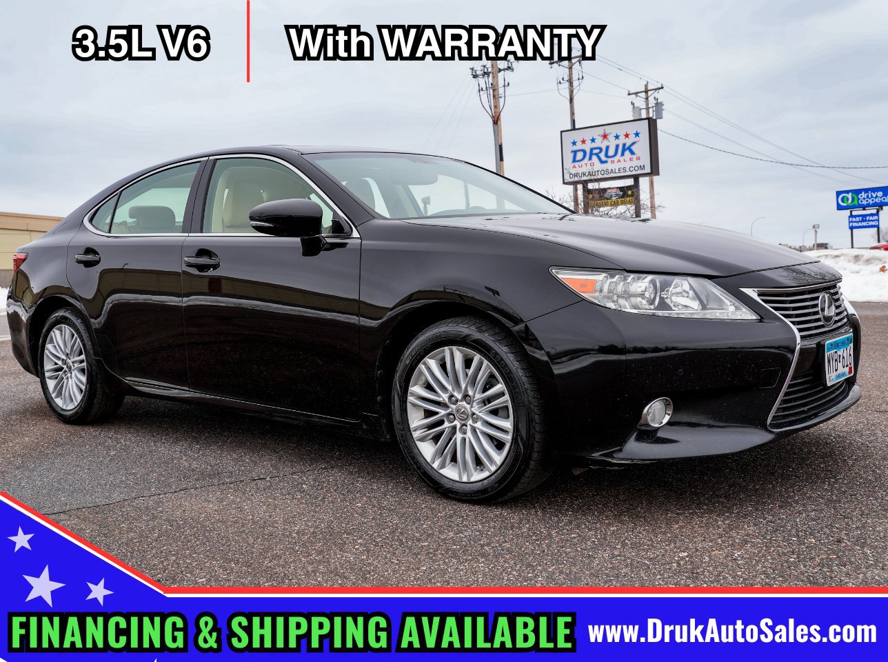 Used 2013 Lexus ES 350 4dr Sdn w/ Luxury Pkg image 1
