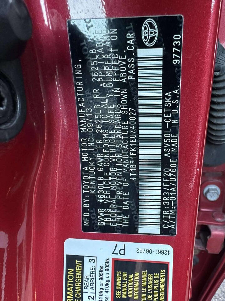 Used 2014 Toyota Camry SE image 36