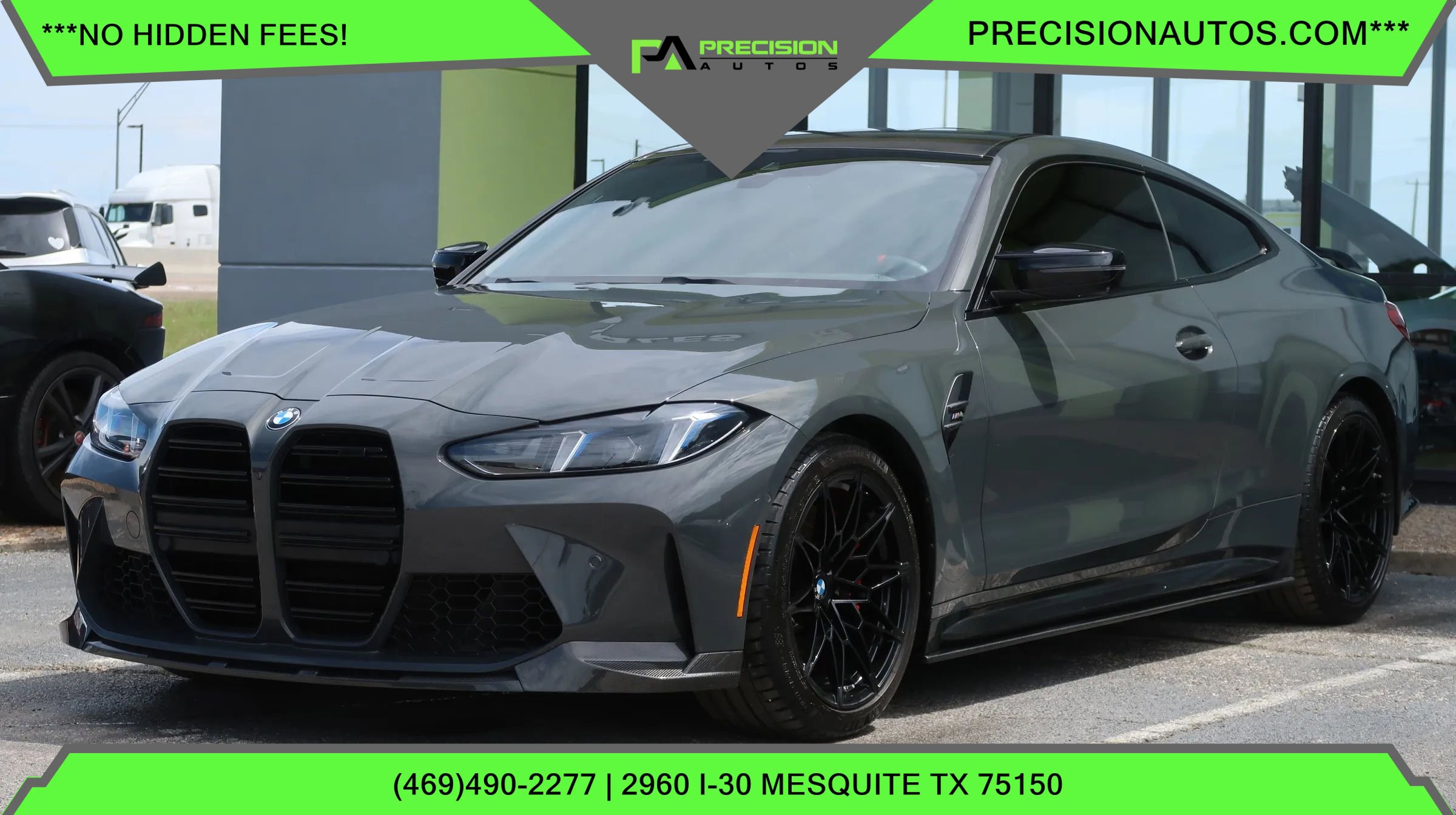 Used 2025 BMW M4 Coupe w/ Executive Package RWD image 1