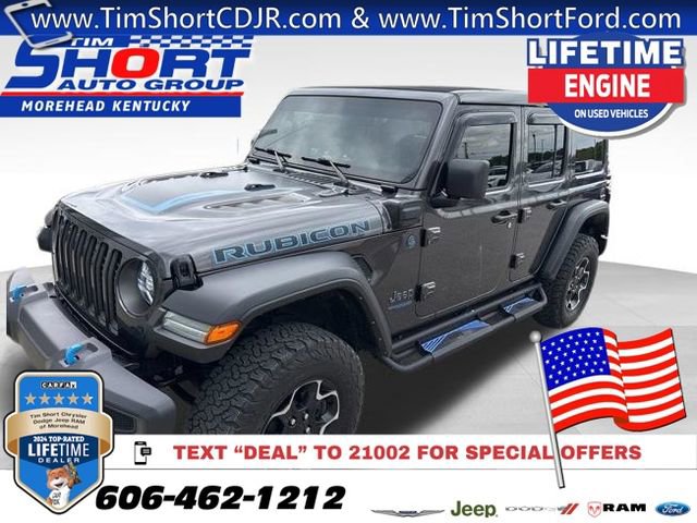 Used 2021 Jeep Wrangler Unlimited Rubicon 4xe w/ Cold Weather Group AWD/4WD image 1