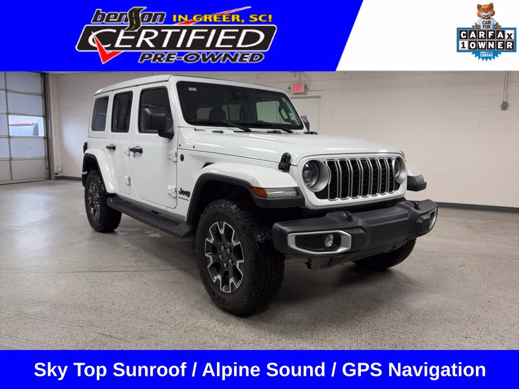Certified 2025 Jeep Wrangler Unlimited Sahara