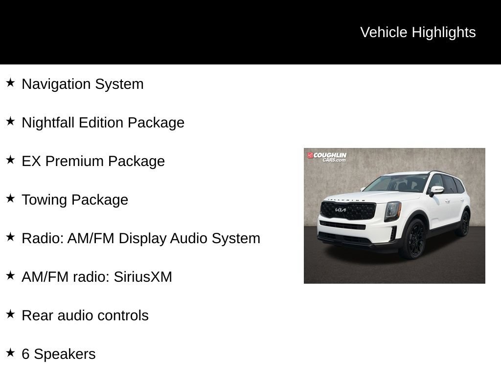 Used 2022 Kia Telluride EX w/ EX Premium Package AWD/4WD image 2