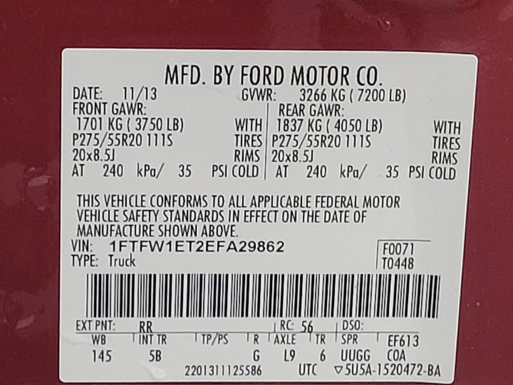 Used 2014 Ford F150 FX4 w/ Equipment Group 402A Luxury image 33