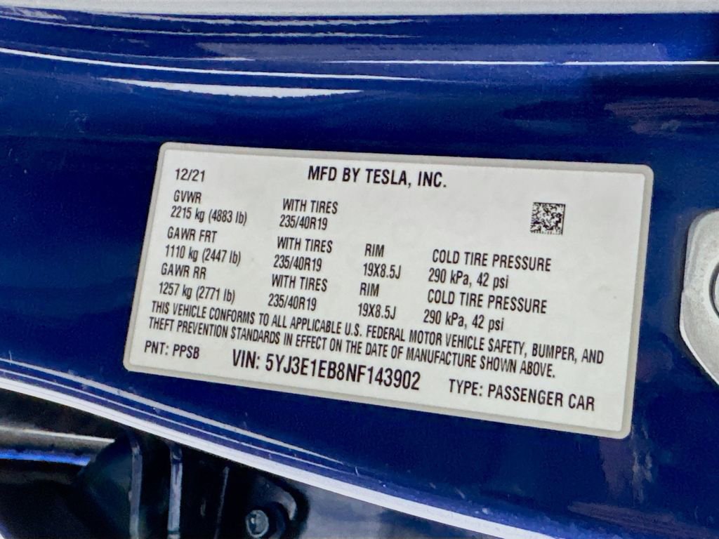 Used 2022 Tesla Model 3 Long Range image 60