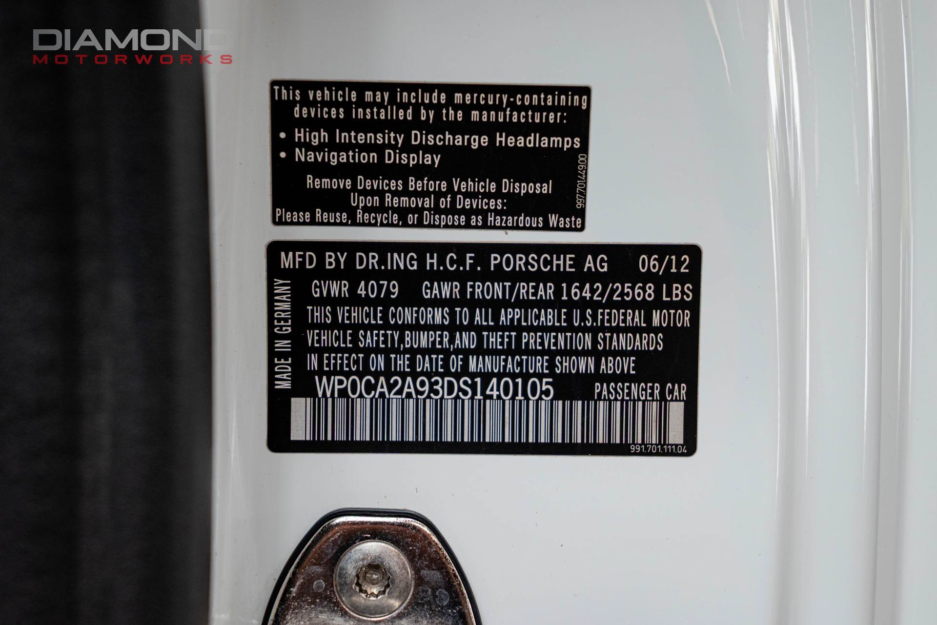 Used 2013 Porsche 911 Carrera w/ Bose Audio Pkg RWD image 91