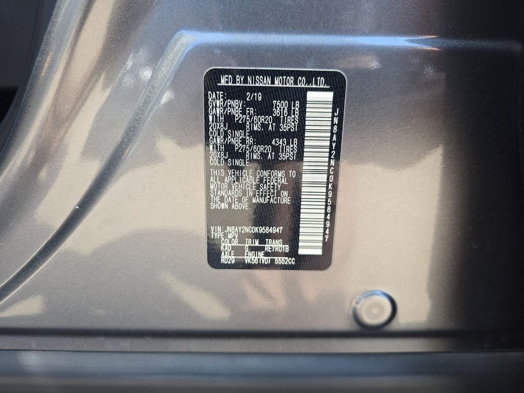 Used 2019 Nissan Armada Platinum AWD/4WD image 39