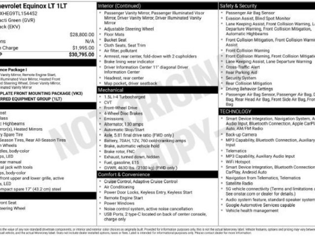 Used 2026 Chevrolet Equinox LT FWD image 41