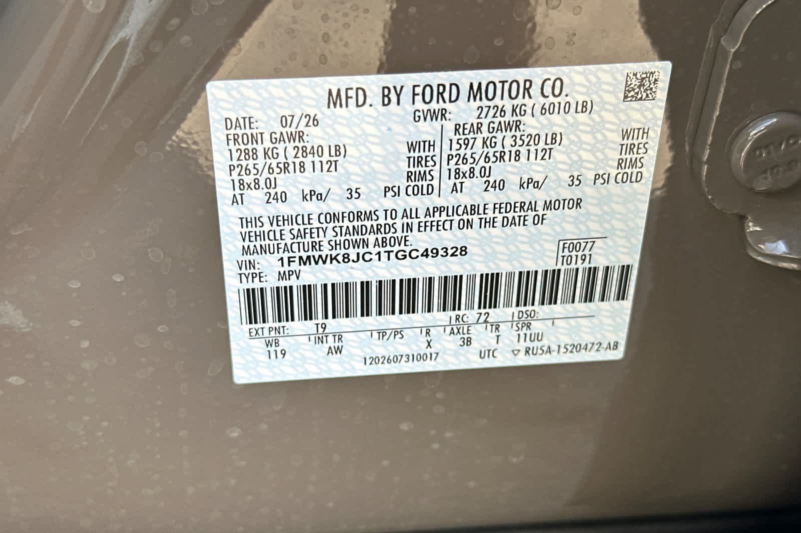 New 2026 Ford Explorer Tremor w/ Tremor Ultimate Package AWD/4WD image 30