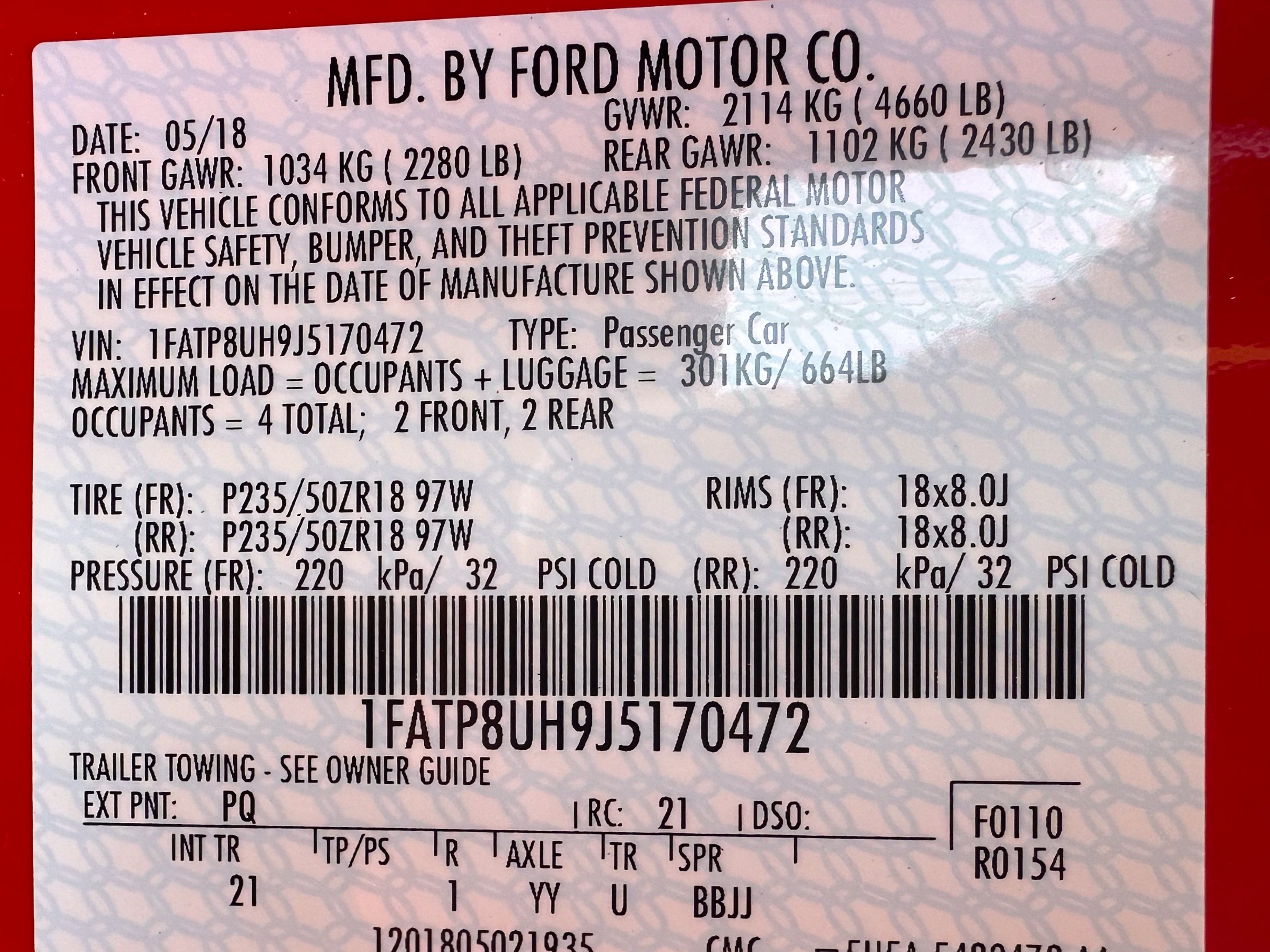 Used 2018 Ford Mustang Convertible RWD image 35