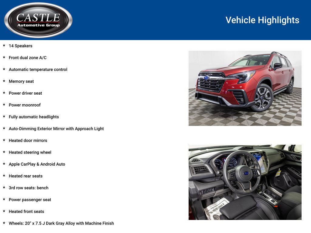 Used 2026 Subaru Ascent Limited AWD/4WD image 7