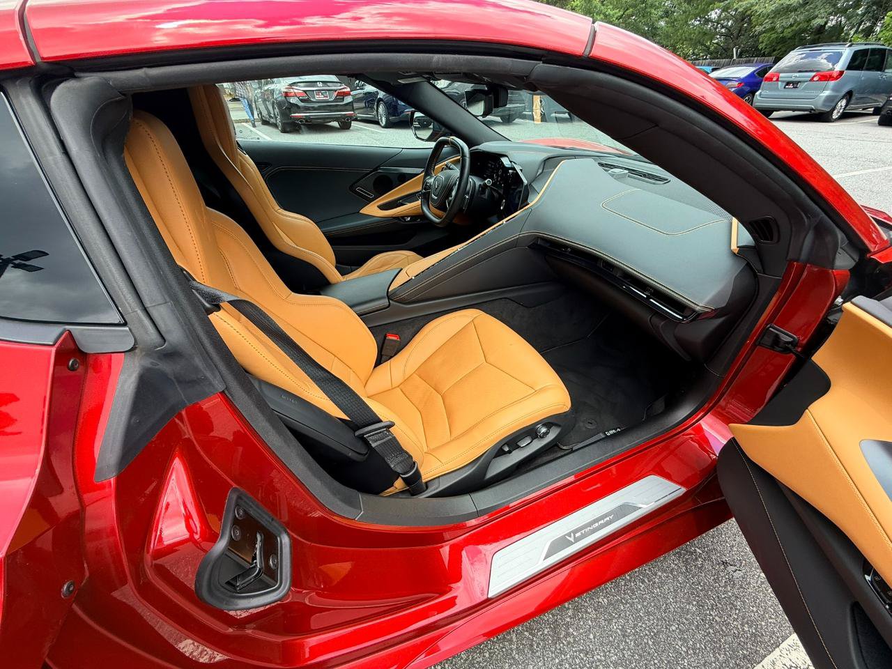 Used 2025 Chevrolet Corvette Stingray Preferred Cpe w/ Stealth Interior Trim Package RWD image 12