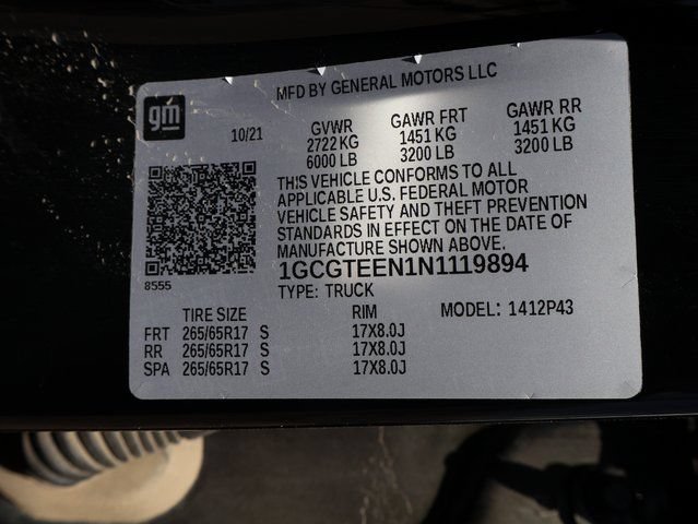 Certified 2022 Chevrolet Colorado ZR2 AWD/4WD image 36