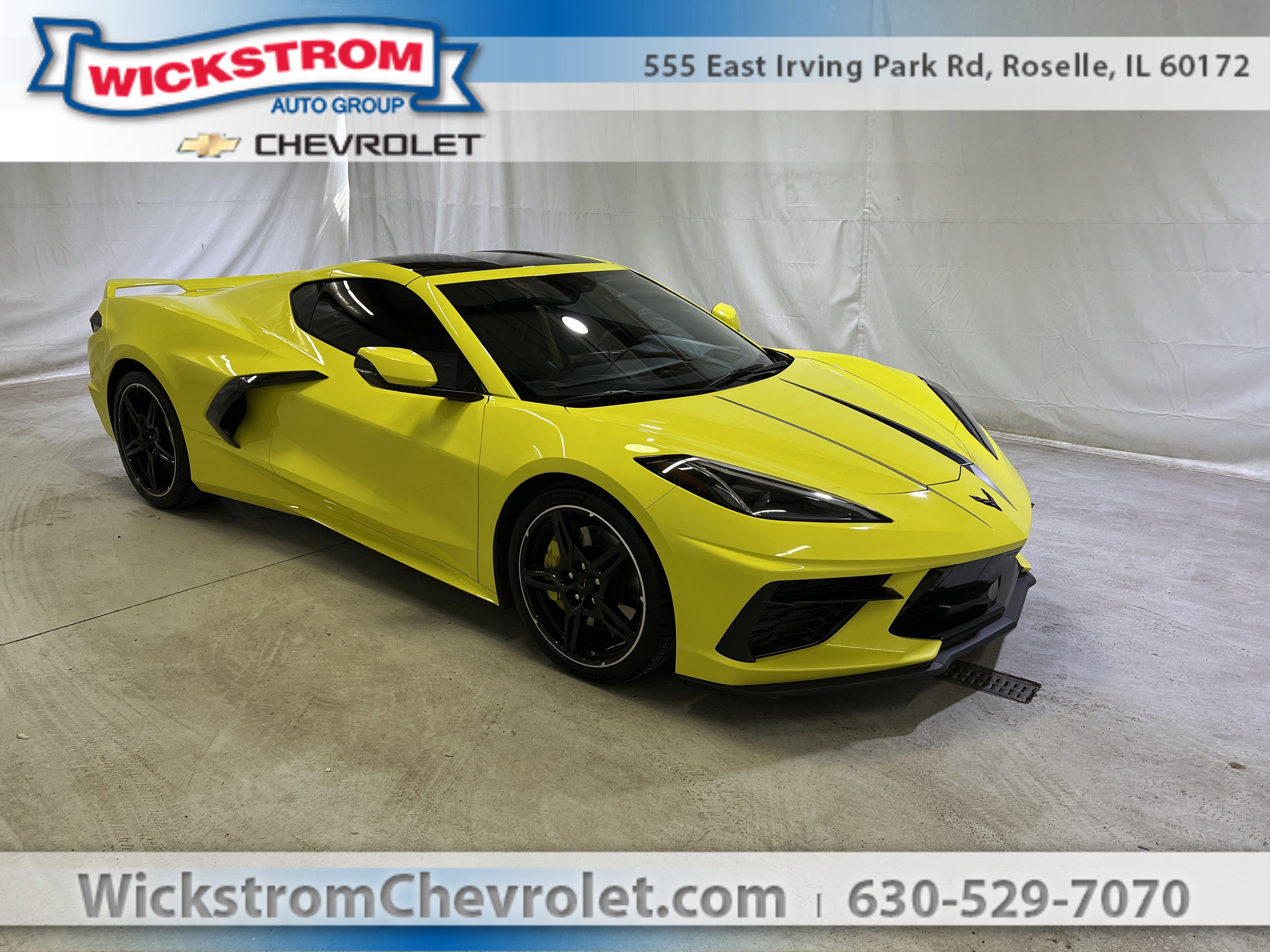 Used 2021 Chevrolet Corvette Stingray Preferred Cpe w/ Z51 Performance Package RWD image 1