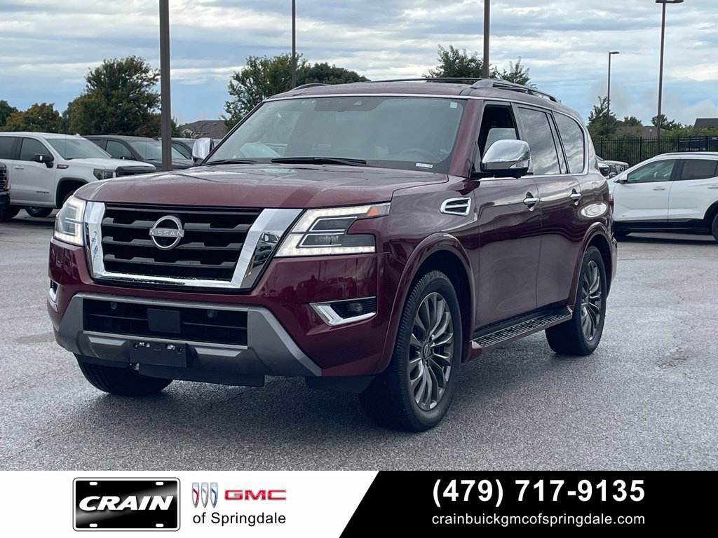 Used 2023 Nissan Armada Platinum w/ Captain's Chairs Package AWD/4WD image 3