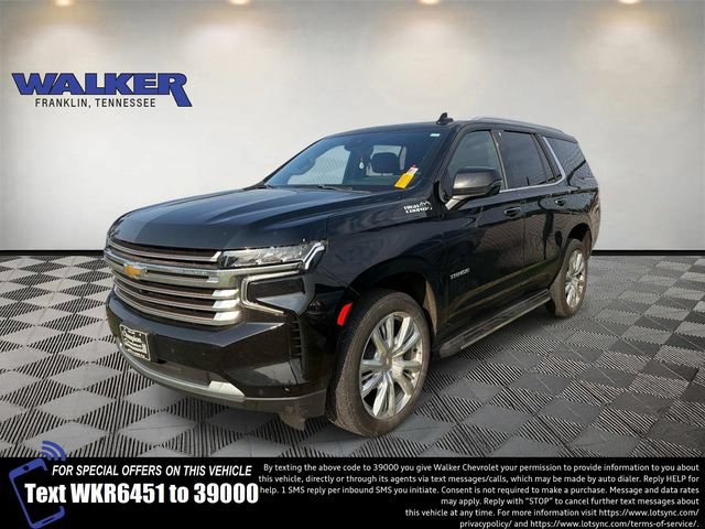 Used 2023 Chevrolet Tahoe High Country w/ Max Trailering Package