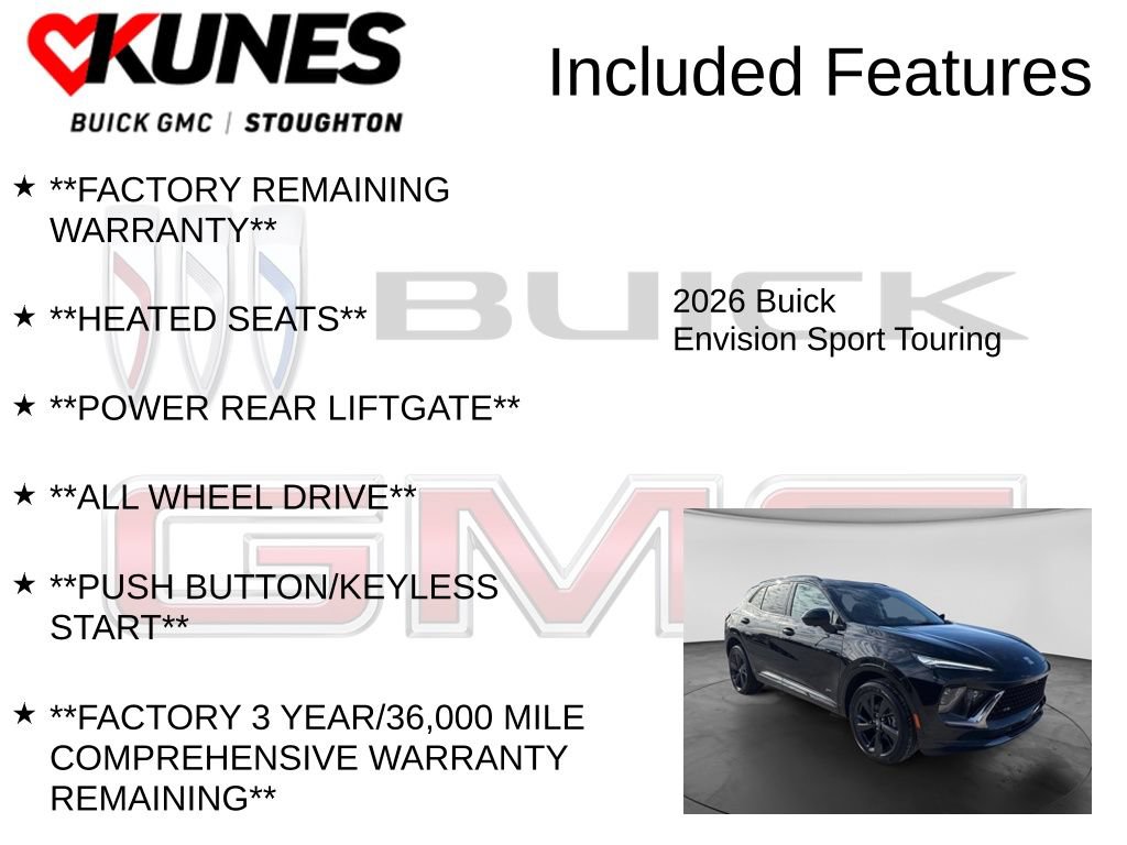 New 2026 Buick Envision Sport Touring AWD/4WD image 3