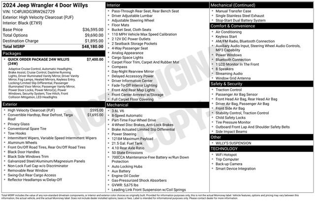 Used 2024 Jeep Wrangler Willys image 15