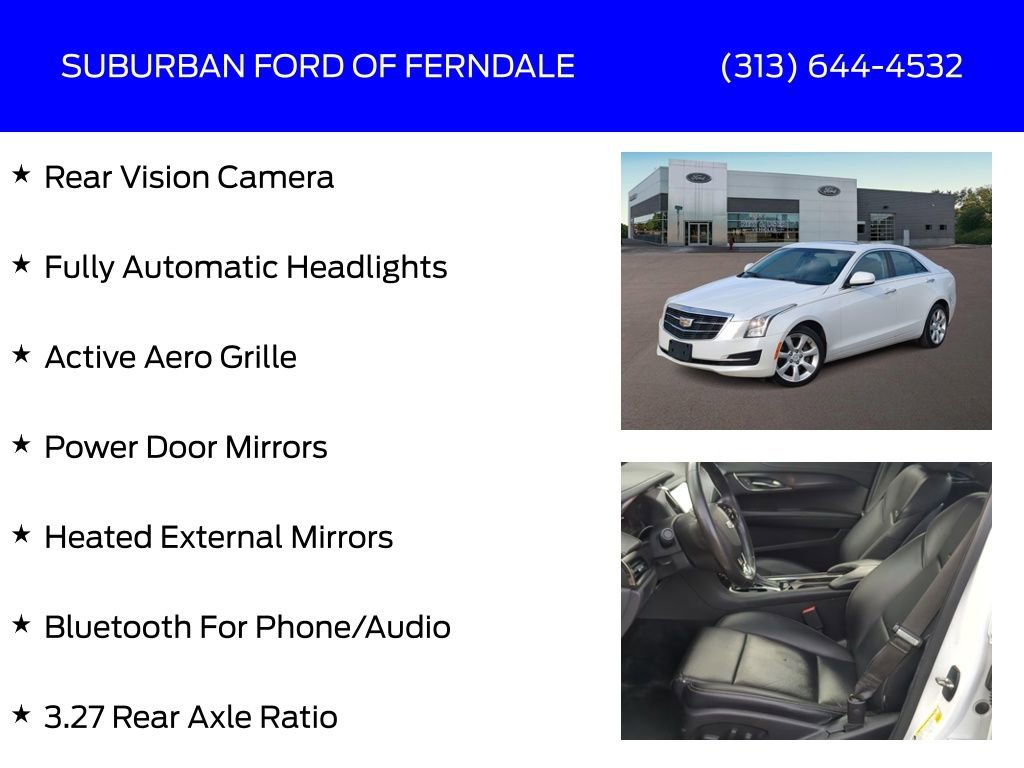 Used 2015 Cadillac ATS 2.0T AWD Sedan image 17