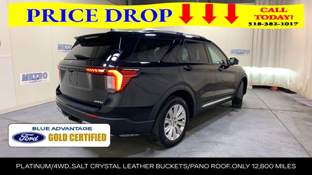 Certified 2025 Ford Explorer Platinum w/ LUX Leather Package AWD/4WD image 3