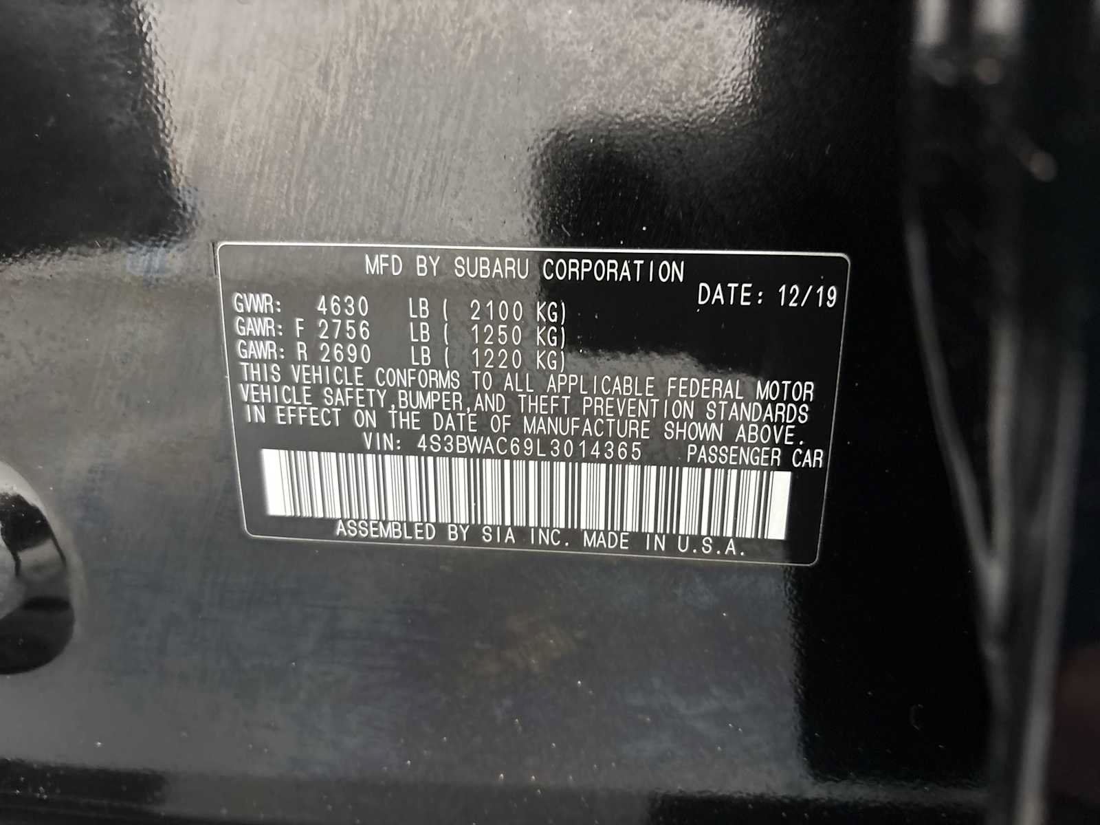 Used 2020 Subaru Legacy Premium w/ Popular Package #1 AWD/4WD image 11