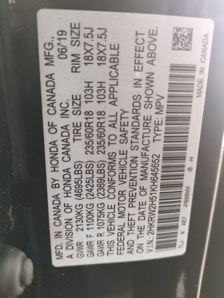 Used 2019 Honda CR-V EX image 29