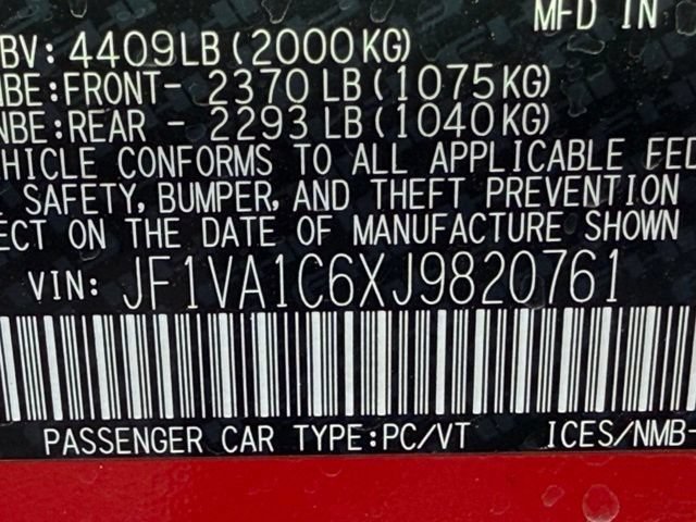 Used 2018 Subaru WRX Premium w/ WRX Sport Package AWD/4WD image 36