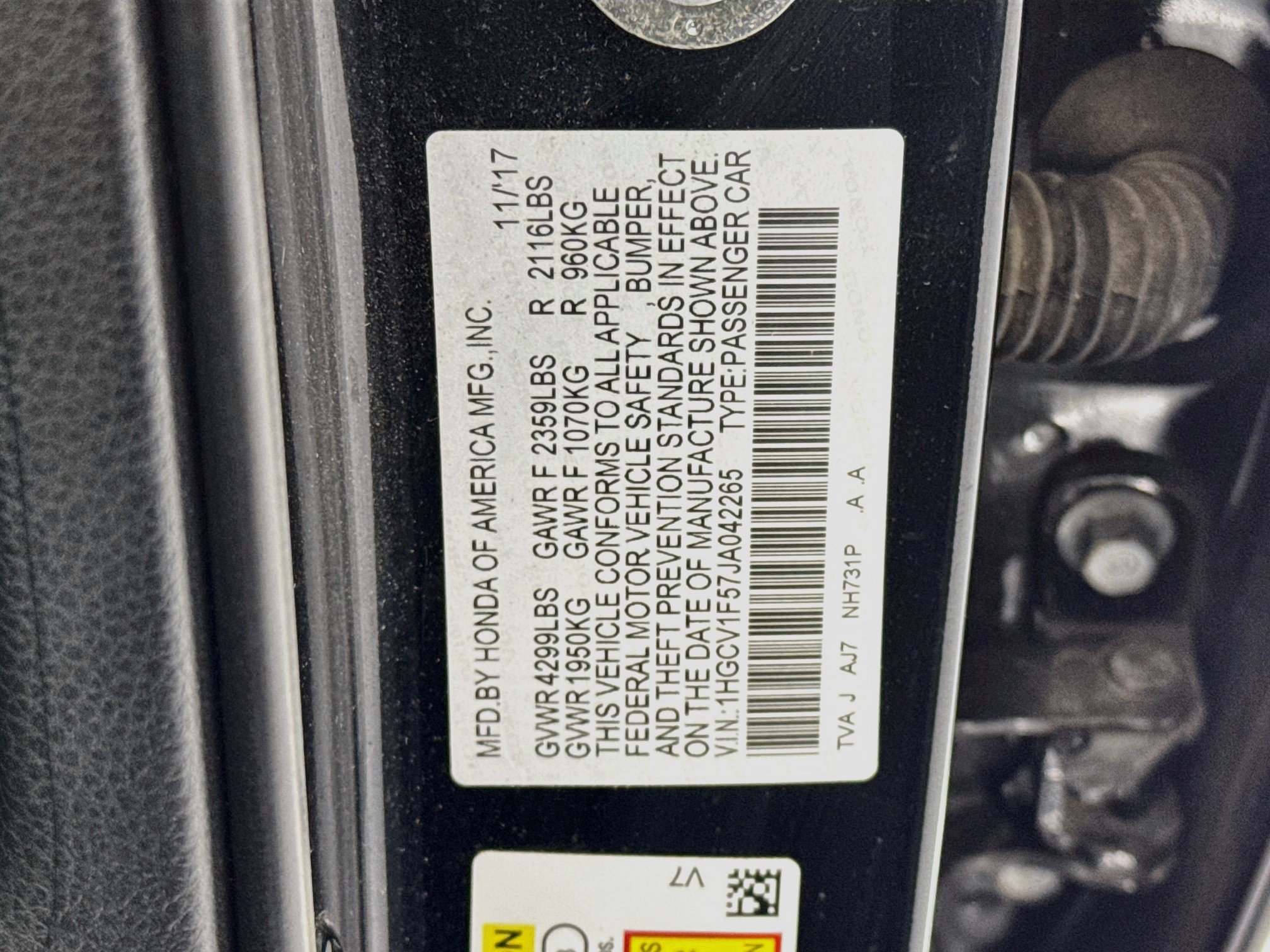 Certified 2018 Honda Accord EX-L image 32