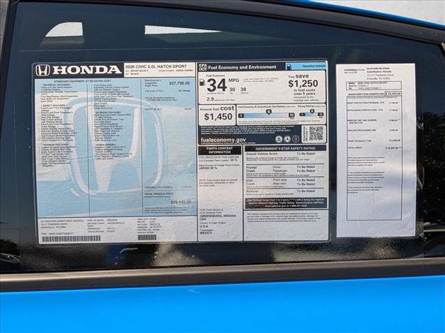 New 2026 Honda Civic Sport image 17