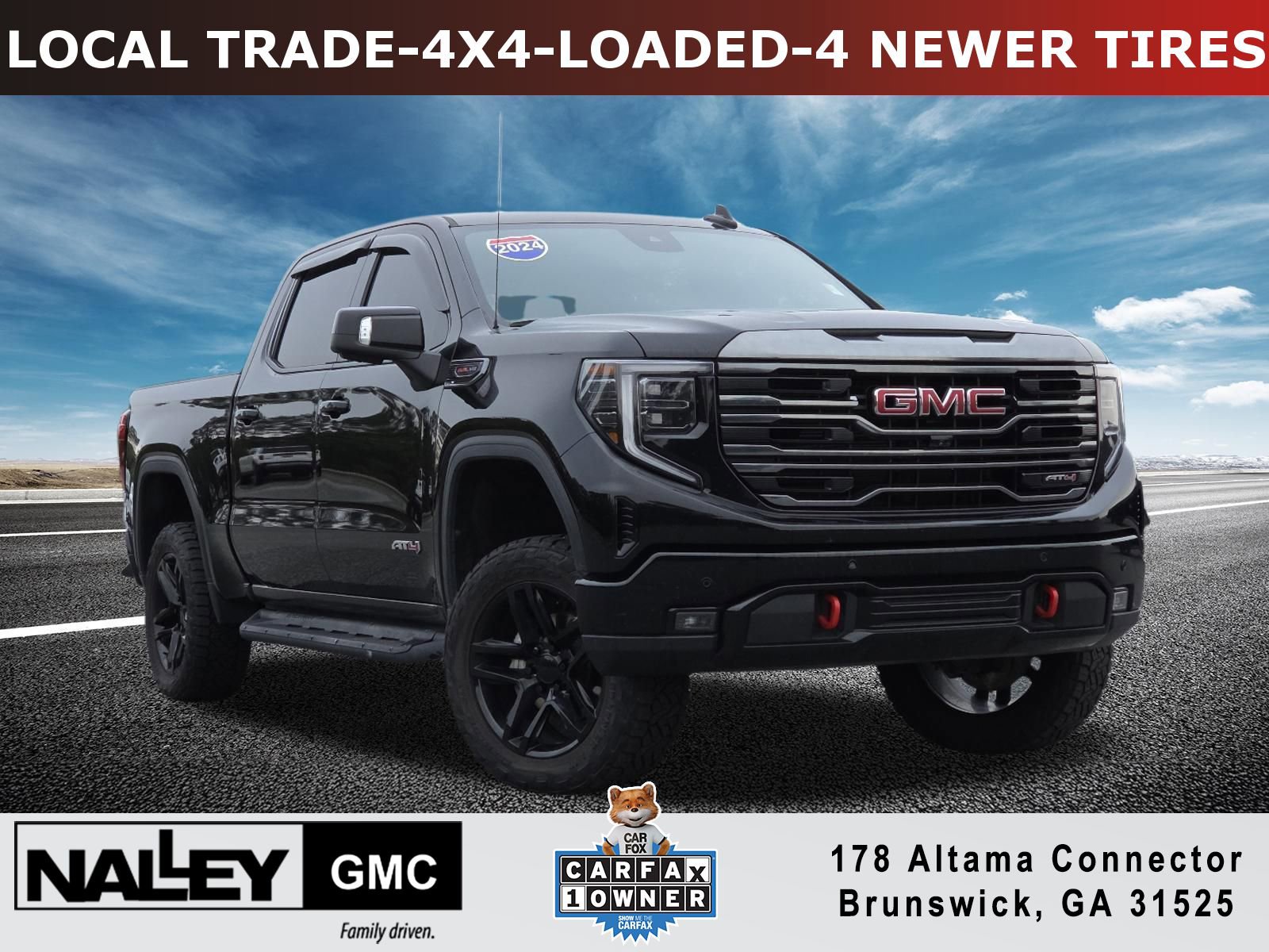 Used 2024 GMC Sierra 1500 AT4 w/ Technology Package image 1